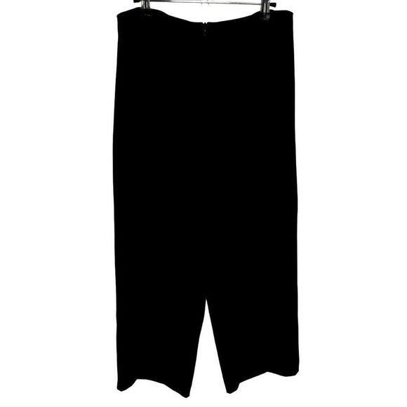 Joseph Ribkoff Zip Front Cropped Capris Pants Black Size 8 - Picture 1 of 9